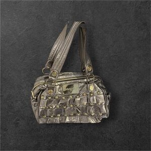 Betseyville vintage Metallic Studded Shoulder Bag